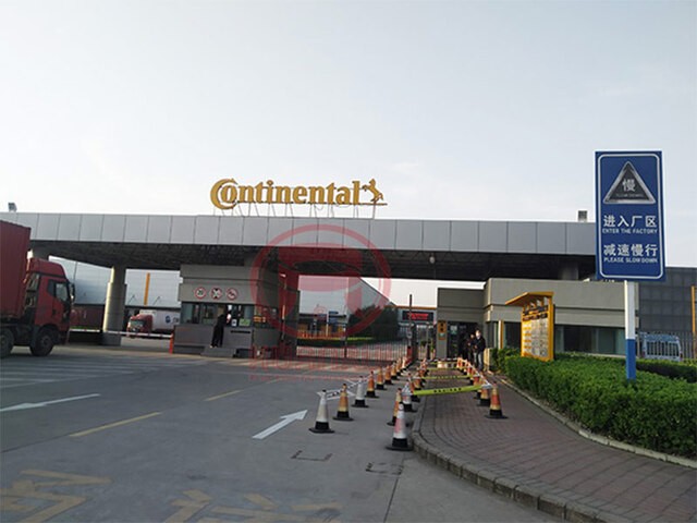 Projeto de aquecimento elétrico para pneus Continental alemães