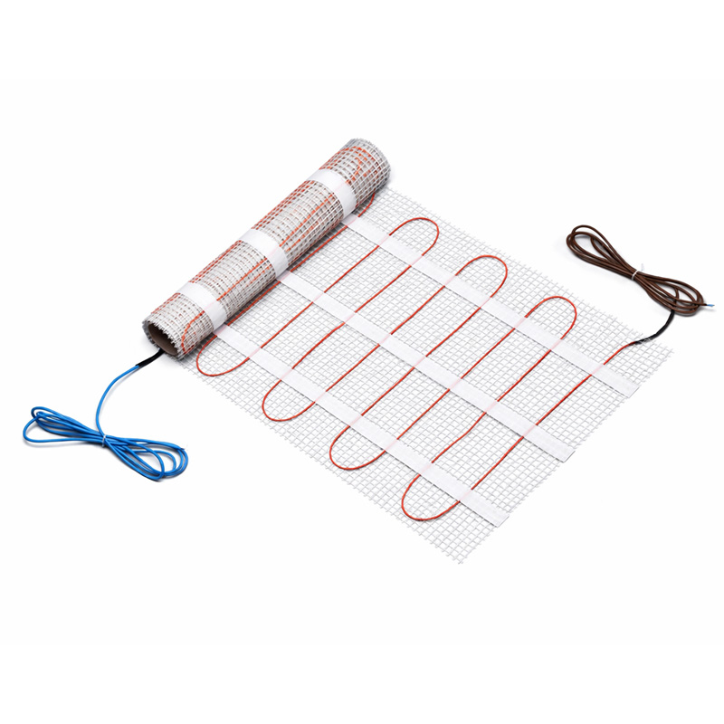 Tapete de aquecimento personalizado com um único condutor para instalação sob azulejos